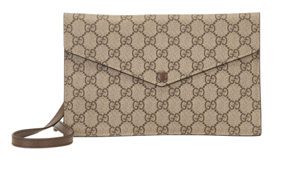 Gucci GG Pouch, &pound;320, Accessories, Beige, Canvas, Front view